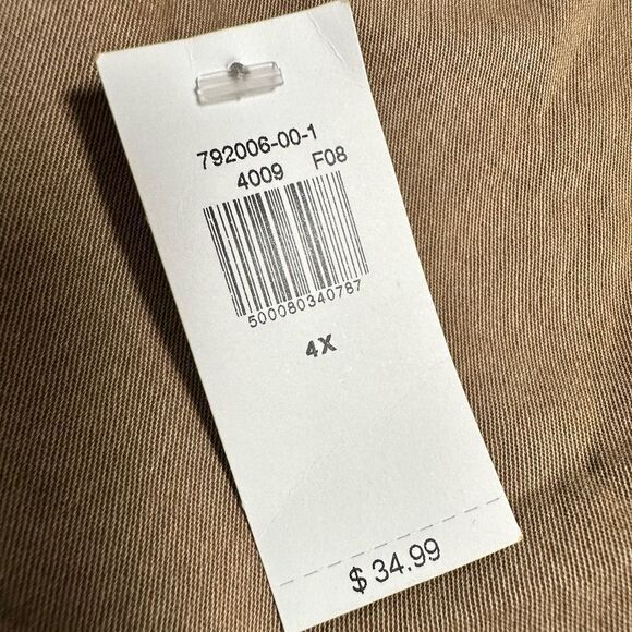 NWT Old Navy Women’s Plus Size Curvy Khaki Chino Ankle Pants - Size 4XL - Picture 5 of 8